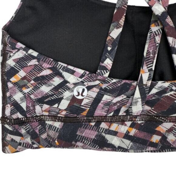 Lululemon Energy Bra B–D Cup In Kaleidoscopic Pink Multi Size 4 - Picture 7 of 8